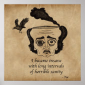 Poster Poe fou (Devant)