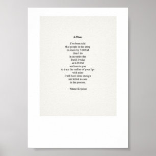 Poster Poème