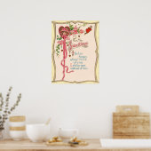 Poster Poème à ma douce (Cuisine)