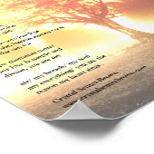 Poster Poème "Avant l'aube" (Coin)