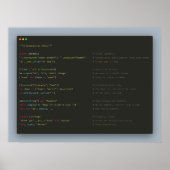 Poster Poème Code Source (Devant)