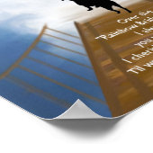 Poster Poème commémoratif de Rainbow Bridge pour chiens (Coin)