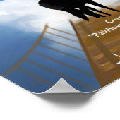 Poster Poème commémoratif du Pont Arc-en-ciel pour les ch (Coin)