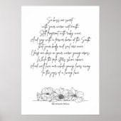 Poster Poème d'amour romantique d'Ella Wheeler Wilcox (Devant)