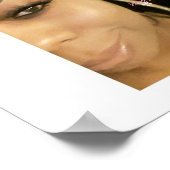 Poster Poème de baiser en cuir noir par Ahsek Novel (Coin)