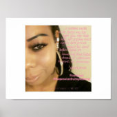 Poster Poème de baiser en cuir noir par Ahsek Novel (Devant)