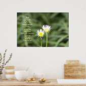 Poster Poème de bonheur (Cuisine)