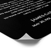 Poster Poème de célébration de la vie jusqu'à ce que nous (Coin)