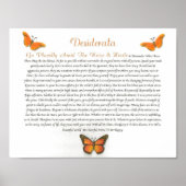 Poster Poème de Desiderata par Max Ehrmann (Devant)