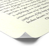 Poster Poème de Desiderata par Max Ehrmann (Coin)