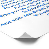 Poster Poème de fin d'études (Coin)