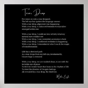 Poster Poème de l'éveil de la larme Troisième oeil