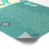 Poster Poème de nom "Kayla" (Coin)