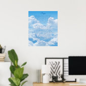 Poster Poème de prière inspirant (Bureau à domicile)