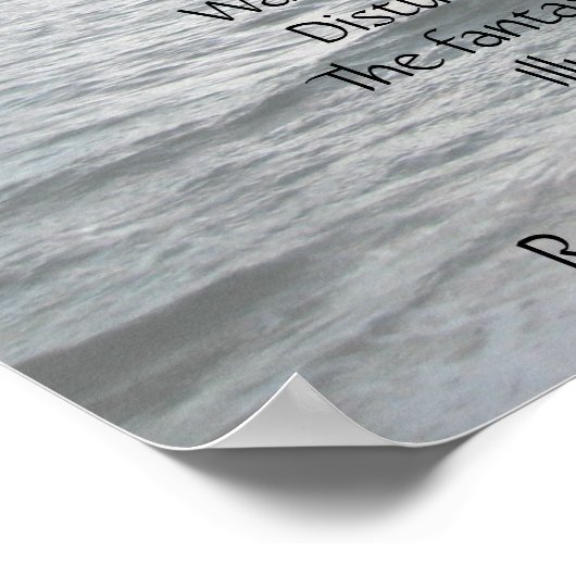 Poster Poème de réflexion (Coin)