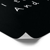 POSTER POÈME DE ROBERT FROST : LA ROUTE N'EST PAS PRISE (Coin)