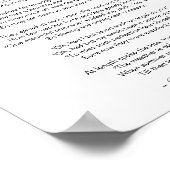 Poster Poème de sympathie par Reginald Heber (Coin)