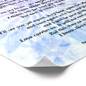 Poster Poème de Sympathie pour animaux de compagnie Impri (Coin)