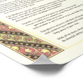 Poster Poème Desiderata (Coin)