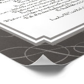 Poster Poème Desiderata (Coin)