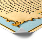 Poster Poème Desiderata de Max Ehrmann Paris (Coin)