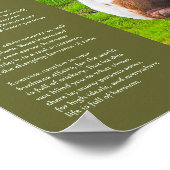 Poster Poème Desiderata - Foie Dartmoor Pony (Coin)