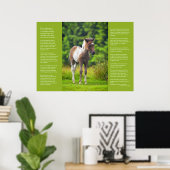 Poster Poème Desiderata - Foie Dartmoor Pony (Bureau à domicile)