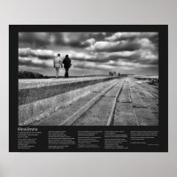 Poème Desiderata, Promenade en bord de mer, Art