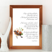 Poster Poème Dickinson Hope