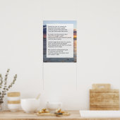 Poster Poème - Être encore (Cuisine)