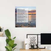 Poster Poème - Être encore (Bureau à domicile)