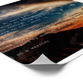 Poster Poème "Guerrier" d'Angela M. Sekelsky (Coin)