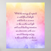 Poster Poème holistique (Devant)