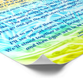 Poster Poème : Hommage à un animal de compagnie décédé PB (Coin)