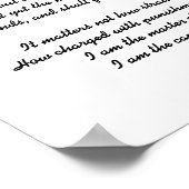 Poster poème INVICTUS (Coin)