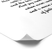 Poster poème LIFE (Coin)