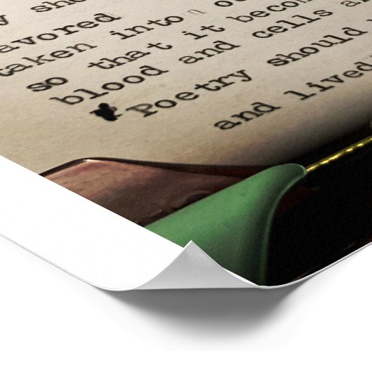 Poster poème minuscule (Coin)