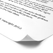 Poster Poème Pâques Il Y A Trois Jours (Coin)