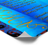 Poster Poème plat (Coin)