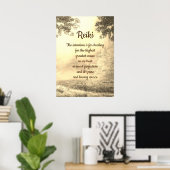 Poster Poème Reiki (Bureau à domicile)