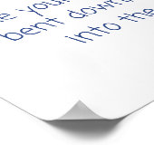 Poster Poème Starfish, histoire Starfish, cadeau Foster m (Coin)