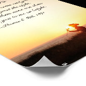 Poster Poème victorien "Les années" (Coin)