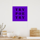Poster Poésie (Cuisine)