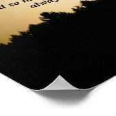 Poster Poésie coucher de soleil (Coin)