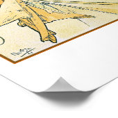 Poster Poésie de Alphonse Mucha (Coin)