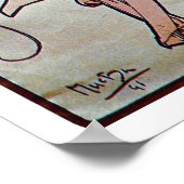 Poster Poésie, Mucha (Coin)