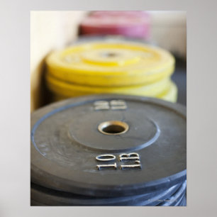 Poster Poids à Gym, Newport Beach, Orange County,