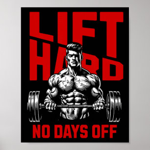 Poster Poids Bodybuilding Gym Motivation Dire 2