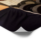 Poster Poids de levage dans la salle de fitness (Coin)