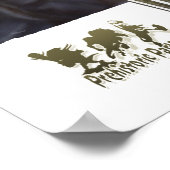 Poster Poids Dinosaur (Coin)